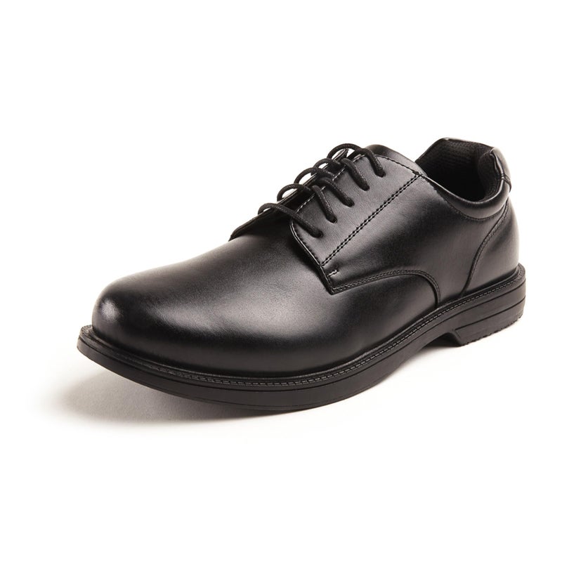 Deer Stags Menâ€™s Crown Slip-Resistant Dress Shoe for Workwear, Formal, Hospitality, Restaurant/Menâ€™s 7.5 / Medium Black - Image 1
